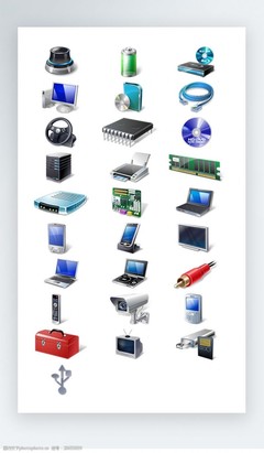 数码工具箱 探索电脑配件工具图标与图片素材的创意世界